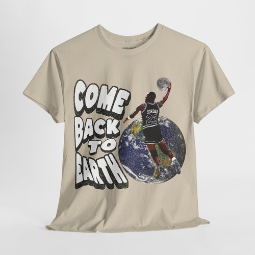 COME BACK TO EARTH SNEAKER TEE to match Jordan Retro 6 Reverse white black - Picture 22 of 33