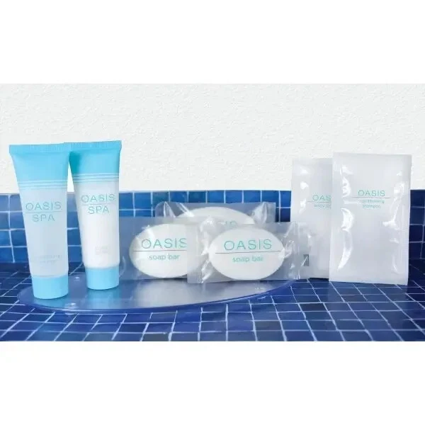 Champú acondicionador Oasis, 0,4 OZ, estuche de 500 Foto 2 de 2