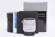  BRAND NEW Leica Summilux-M 50mm F/1.4 ASPH. II Lens Silver 11729
