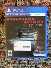Paranormal Activity Lost Soul PlayStation 4 PS4 VR Case And Disc Only Tested