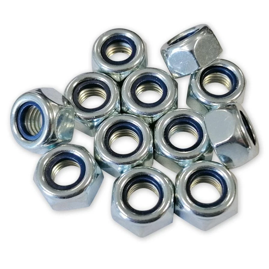 OC-PRO ECROU A BAGUE NYLON ANTI DESSERRAGE - ECROUS FREIN (NYLSTOP) AU CHOIX DE 5 A 24