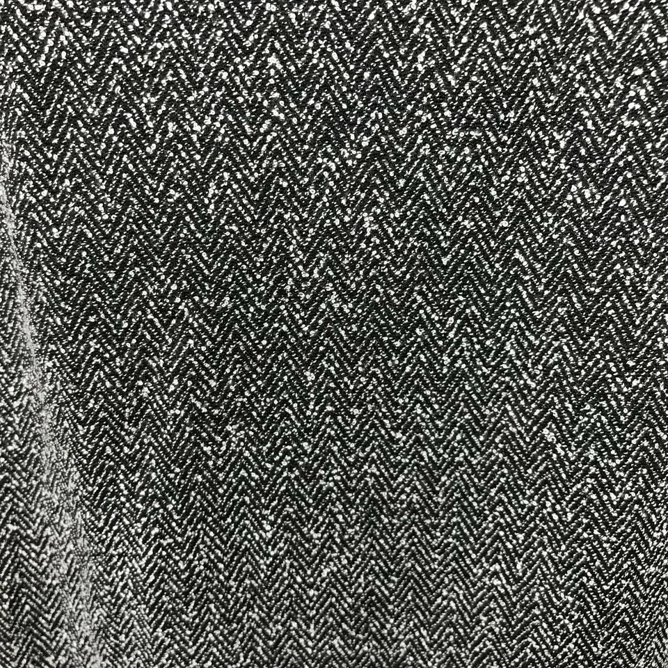 Vestido Donna Ricco Espiga Talla 12 Negro Blanco Jersey Sin Mangas Tweed Foto 4 de 4