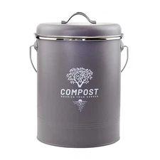 Kitchen Countertop Compost Bin, Odor Resistant Indoor Compost Bin with Lid an...