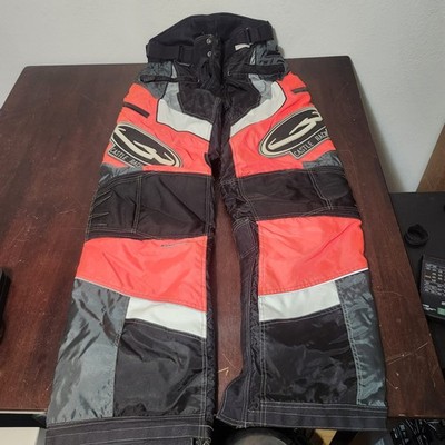 Castle X Fuel Snowmobile Pants Orange & Black Men s Size Large - Great Condition
