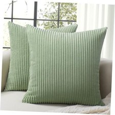 Throw Pillow Covers 20x20, Set of 2 20" x 20" Pack of 2 Sage Green