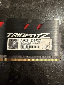 G. SKILL Trident Z 4GB PC4-25600 DDR4 SDRAM Memory - F43200C16D16GTZB One Stick
