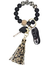 Key Chains Women for Car Key Ring Bracelet,Keychain Wristlet,Silicone Beaded ...