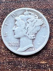 1943 D Mercury dime a very fine coin . plus a surprise