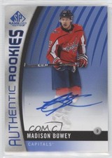 2017-18 SP Game Used Authentic Rookies Blue Auto Madison Bowey #153 Auto k4s