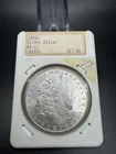 1884 O MS Morgan Silver Dollar $1 US Mint in Rare Hannes Tulving Holder