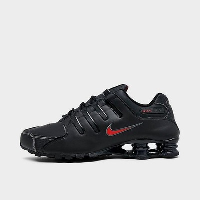 NIB Men Shoe Sneaker Nike  Shox NZ Black White Varsity Red 378341 017