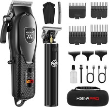 Professional Hair Clippers Set for Men,Cordless Rechargeable 222 003