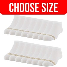 GOLDTOE Girls Everyday Liner No Show Socks 8 Pairs - Choose Size Medium  Large
