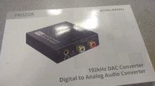 Prozor 192kHz DAC Converter Digital to Analog Audio Converter DAC01s - Open Box