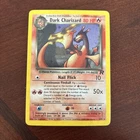 Dark Charizard 21/82 Holo Team Rocket Pokémon Mp