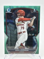 2023 Bowman Draft Chrome Zach Levenson 1st Aqua Wave Refractor /125 #BDC-149