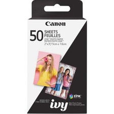 Canon 3215C001 CANON 2 X 3IN ZINK PHOTO PAPER PACK 50 SHEETS .