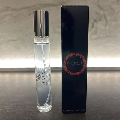 Versace Pour Homme Signature 0.3 oz / 10ml EDT Mini Travel Spray Men NEW
