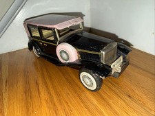 Vintage Made In Japan Cragstan Tin Friction Sedan Car N-1929 Toy Ford