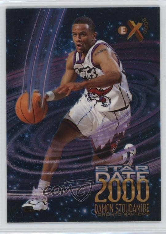 1996-97 Skybox E-X2000 Star Date 2000 Damon Stoudamire #14 7v7