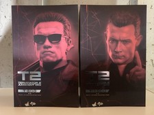 HOT TOYS 1:6 T2 SET T-800 T-1000 MMS774 & 795 TERMINATOR 2 NEW! ACTION FIGURE