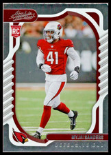 2022 Absolute #186 Myjai Sanders Rookie Card Arizona Cardinals /RC. rookie card picture