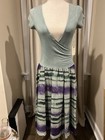 Heyne Bogut Dress Size 2 NWT Hand Printed And Hand Dyed