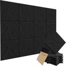 1pcs Square Acoustic Felt Panels Self-Adhesive Foam Panels  Background Decor