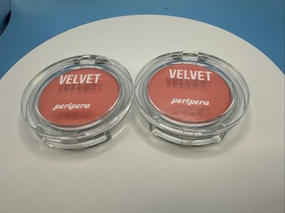 2 Peripera Velvet Cheek Blush #4 - Spring Blossom - New - Long-Lasting Sealed