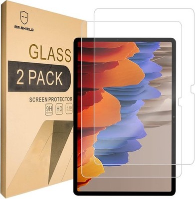 2-Pack Tempered Glass Screen Protector for Samsung Galaxy Tab S8 Plus/S7 FE 12.4