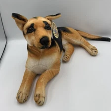 Hero The German Shepherd Dog Stuffed Animal Plush Tiger Tale Toys Realistic 19”