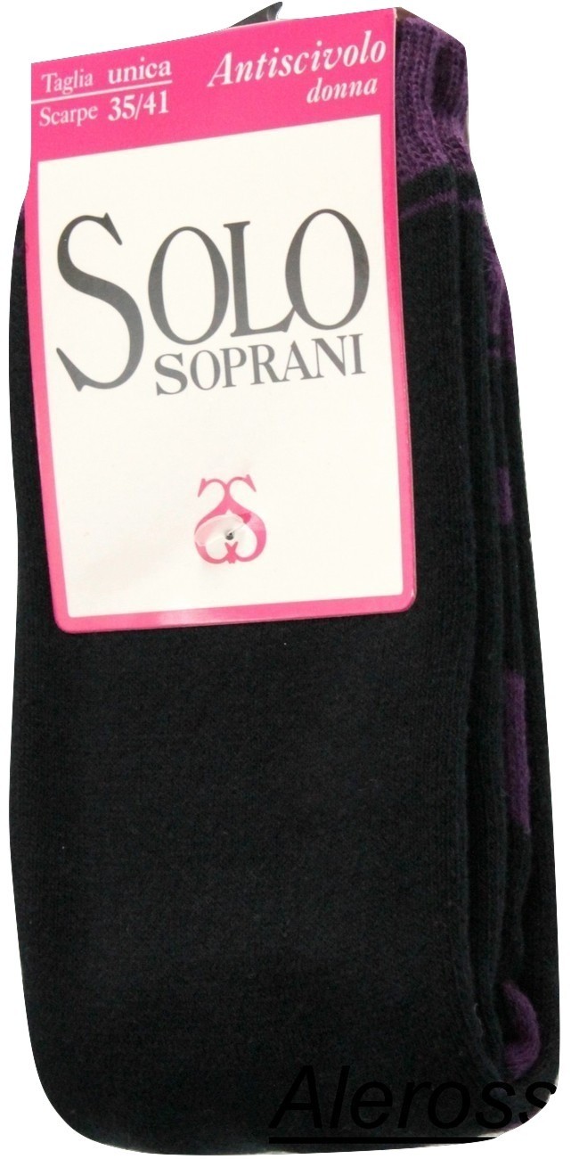 SAOLA Calza corta antiscivolo calzino Donna Solo Soprani casa sport MISURA UNICA U803