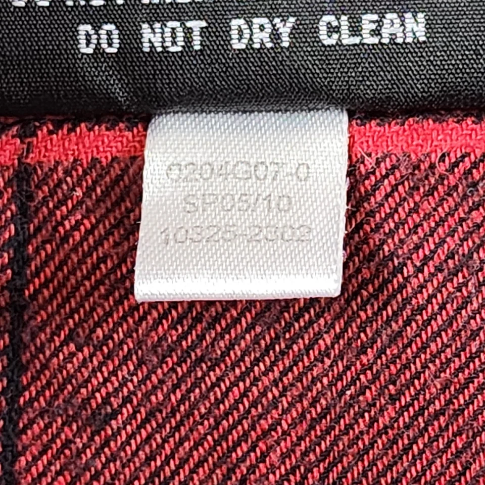 Vintage Southpole Flannel Shirt Boys Large 16-18 Buffalo Plaid Red Black Skater - Image 4 of 4