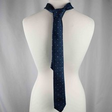 Next Tailoring Blue and White Dot Tie New With Tag