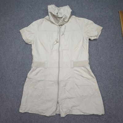 Kathmandu Jacket womens 12 beige short sleeve lightweight hooded enact Size 12