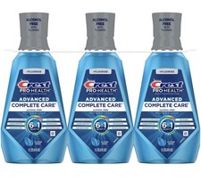 3-Pack Crest Pro-Health Mouthwash with Fluoride Advanced Complete Care 1L