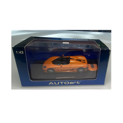 AUTOart Koenigsegg CCX 1:43 Sportwagen orange Modellauto Metall Kunststoff OVP