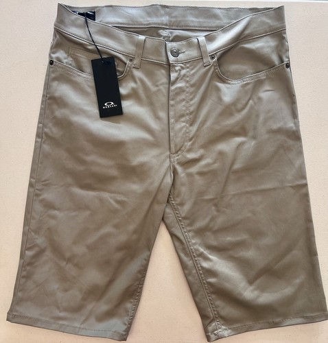 Neu mit Etikett Oakley 5-Pocket-Shorts steingrau Größe 34 442430-22Y