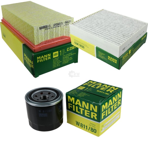 Mann Inspektionspaket Filterset FüR Mitsubishi Colt VI 1.5 CZT Smart Forfour-image