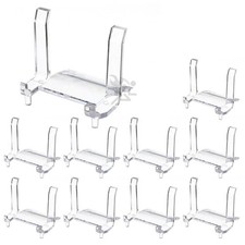 Graded Coin and Currency Slab Display Stand Easel 2" Clear Acrylic Holder Qty 10