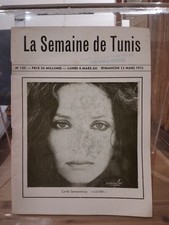 Magazine La Semaine De Tunis 1972 Tourist Guide
