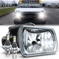 2X 7x6inch Led Headlight 6500K for Chevy Expr...