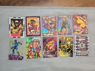 Wizard, Image, Marvel, Valiant, DC Blockbuster RARE Promo Cards Lot Of 10