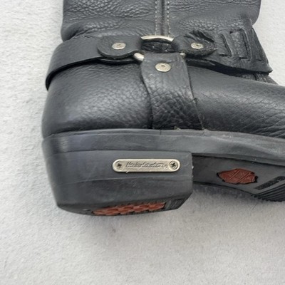 Harley-Davidson Dillon Harness Boots Mens Size 9 Black Leather Biker 91202 Moto Harley-Davidson Dillon Harness Boots Mens Size 8 Black  main image 2