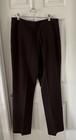 WOMEN'S CHOCOLATE BROWN POLYESTER BLEND SLACKS- BY: GRACE DANE LEWIS - SIZE : 14 — photo 3