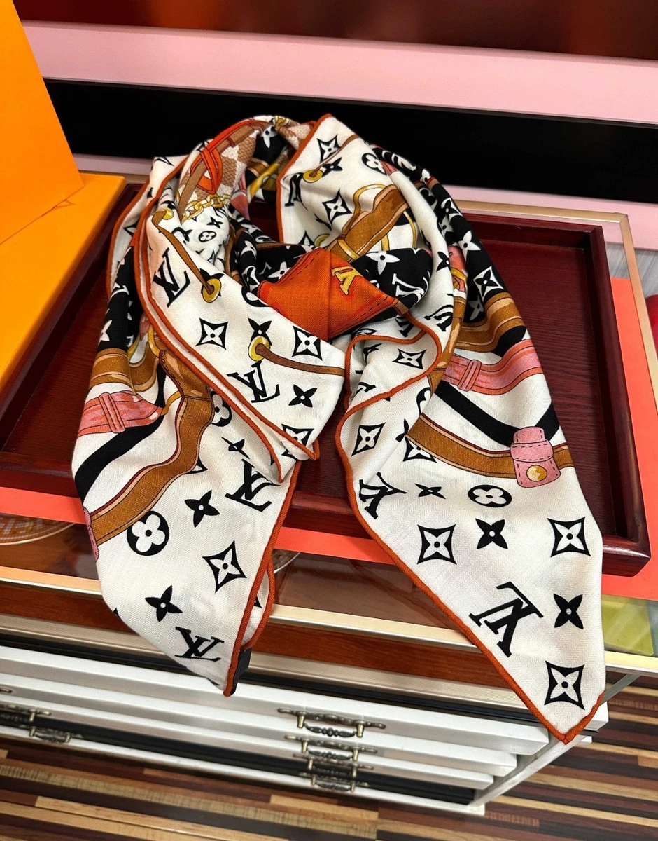 25+ Louis Vuitton Multicolor Silk Scarves & Wraps for Women for