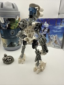 LEGO Bionicle Toa Kopaka #8536 Complete With Manual And Cannister