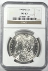 1902-O Morgan Dollar : NGC MS63 Blazing White