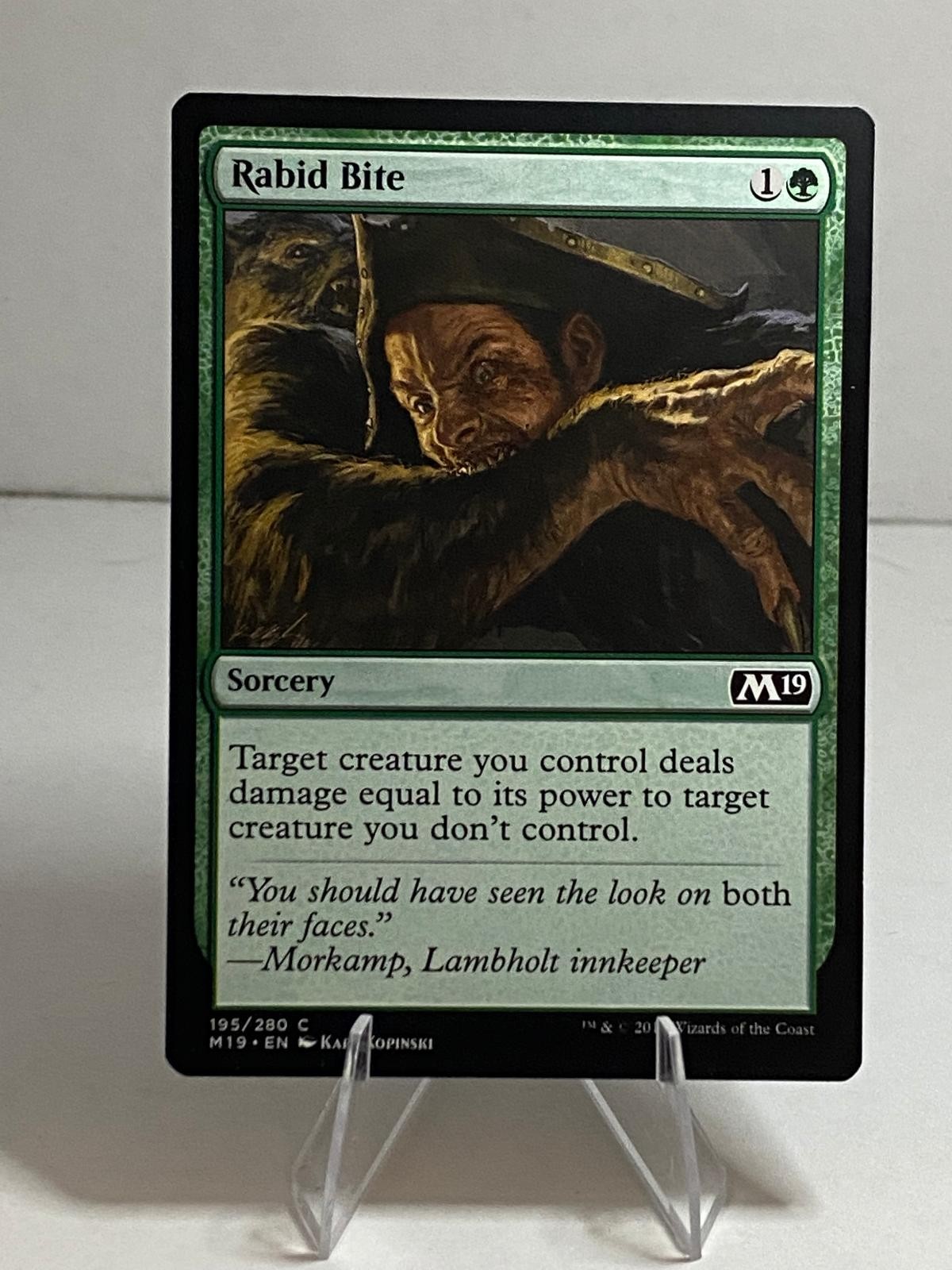 Rabid Bite 195 Common Core Set 2019 Near Mint