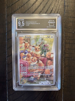 2024 Pokemon Eevee Full Art 188/167 Arena Club 9.5 | eBay